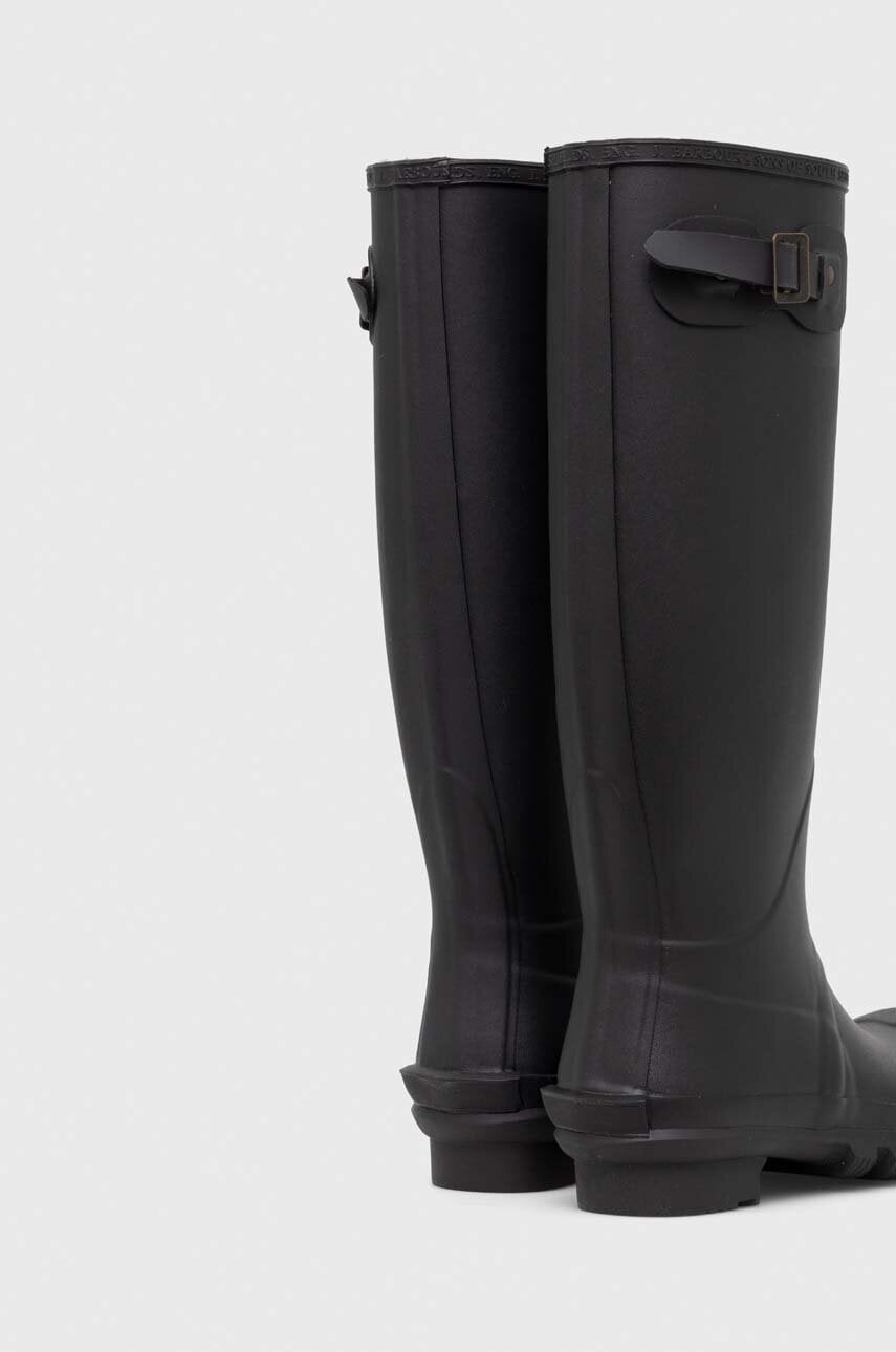 Black Bede Rubber Wellies