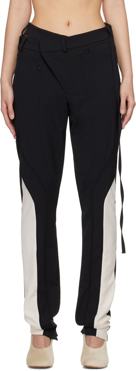Nohavice Ottolinger Ottolinger Asymmetric Trousers Čierna | 2303501, 0