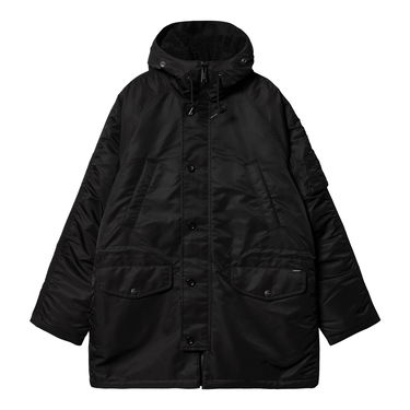 Parka Carhartt WIP Hooded Parka with Faux-Fur Lining Čierna | I033929_9, 7