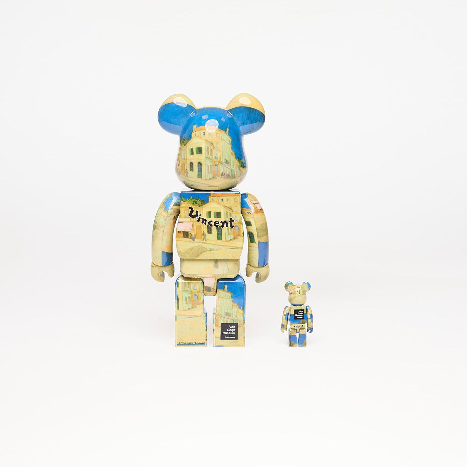 Zberateľské Medicom Toy Van Gogh The Yellow House (The Street) Bearbrick Figure 100% & 400% Set Rôznofarebný | 4530956618715, 1