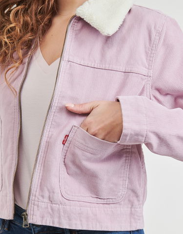 Bunda Levi's Retro Sherpa Trucker Jacket Ružová | A7441-0000, 5