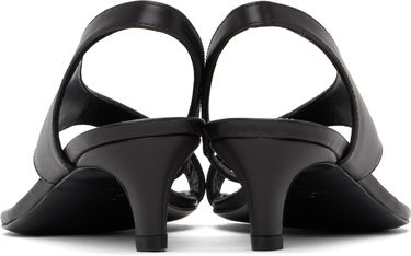 Oblečenie TOTEME TOTEME Leather Thong Heeled Sandals Čierna | 252-WAS0201-LE0131, 1
