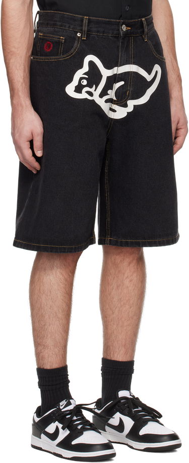 Šortky BBC IceCream ICECREAM Running Puppy Denim Shorts Modrá | IC24415, 4