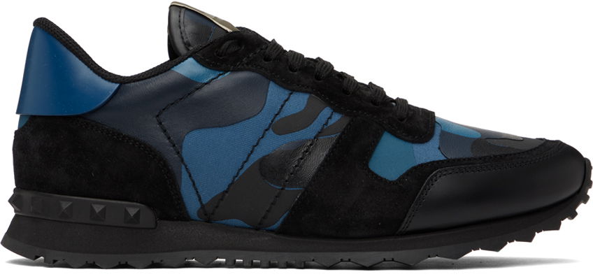 Tenisky a topánky Valentino Garavani Black & Blue Rockrunner Čierna | 3Y2S0723TCC, 0