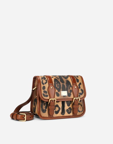 Taška cez rameno Dolce & Gabbana Small Messenger Bag With Branded Plate Rôznofarebný | BB6933AW384HYNBM, 1