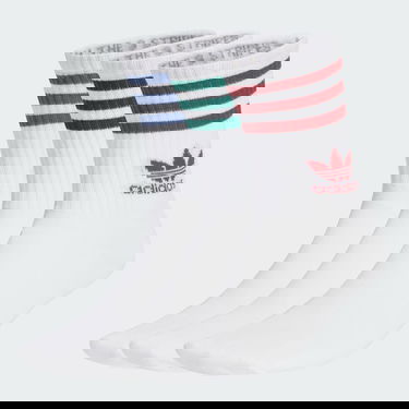 Ponožky adidas Performance Mid Cut Crew Socks (3 Pairs) Biela | JI9471, 1