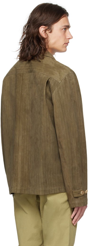 Bunda Paul Smith Paul Smith Printed Suede Jacket Zelené | M1R-840Y-M02362-62, 2