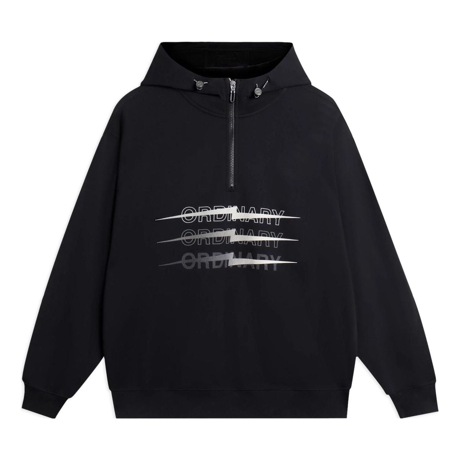 Mikina Li-Ning Wade Thunder Graphic Half Zip Hoodie Čierna | AWDSC53-1, 0