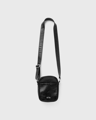 Taška cez rameno Arte Antwerp Shiny PU Bodycross Bag Čierna | AW24-195AC-BLACK, 0