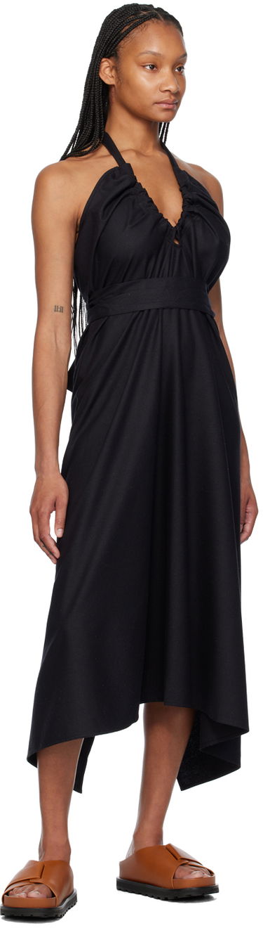 Šaty Baserange Halter Neck Maxi Dress Čierna | DRNO-WS-EXSU24, 3