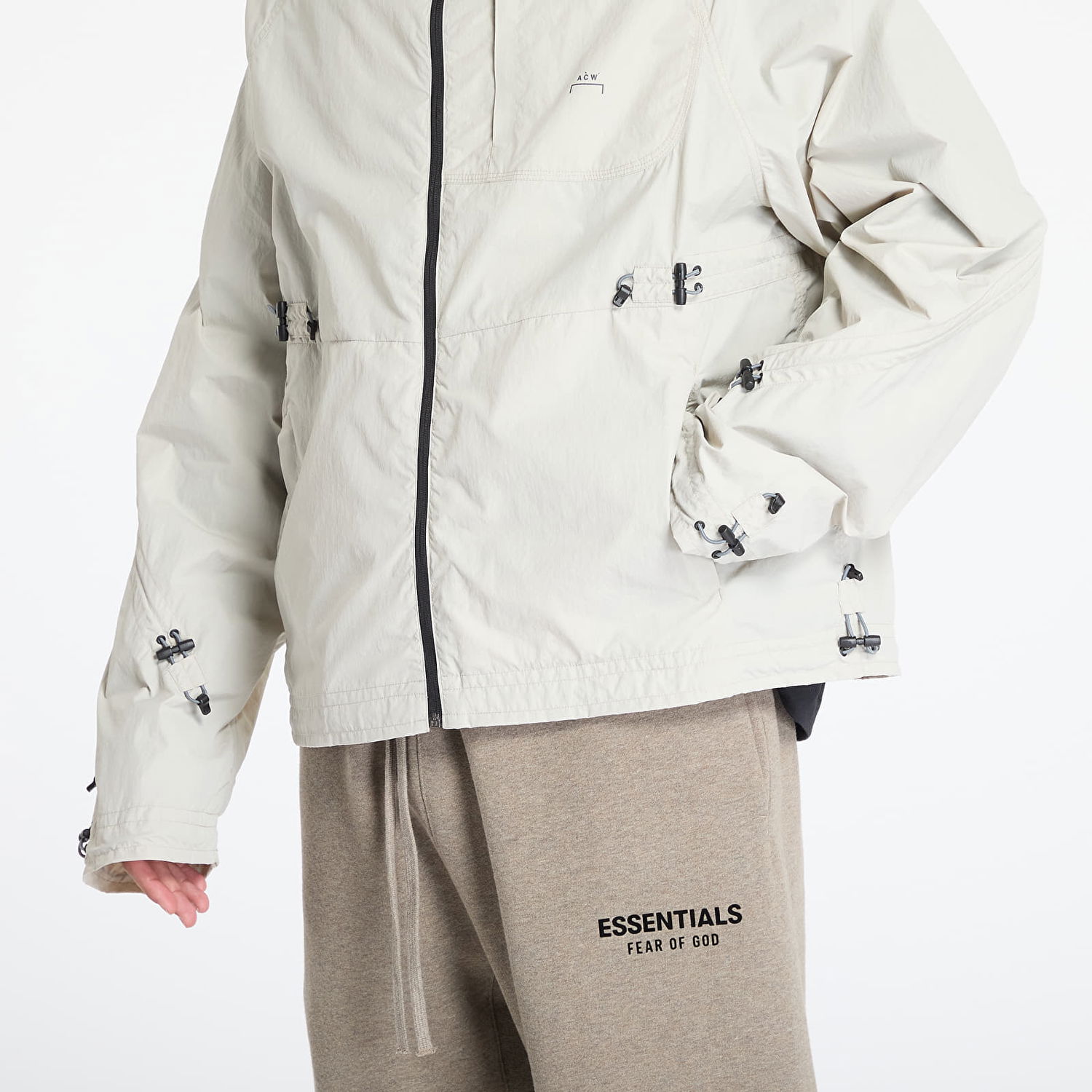 Vetrovka A-COLD-WALL* A-COLD-WALL* Balfron Windbreaker Biela | ACWMO280 Beige, 1