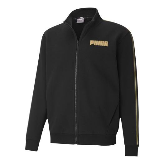 Mikina Puma Metallic Logo Stand Collar Jacket Čierna | 587666-01, 0