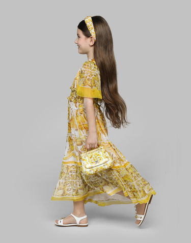 Kabelka Dolce & Gabbana Dolce & Gabbana Sicily Polished Calfskin Bag With Majolica Print Žltá | EB0003AQ975HG3OB, 1