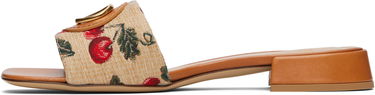 Starostlivosť o obuv Valentino Valentino Garavani VLogo Signature Cherryfic Slide Sandals Béžová | 6W0S0LT0NNX, 2
