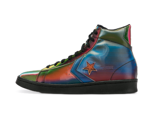 Skateboarding Converse Pro Leather Hi Metalická | 170494C