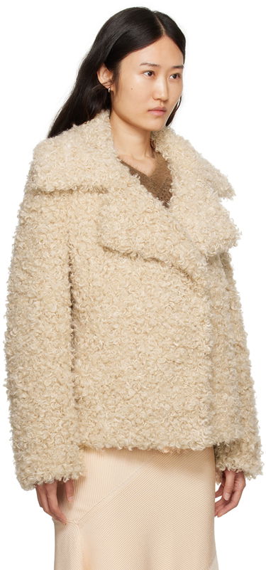 Bunda Stella McCartney Teddy Faux-Shearling Jacket Béžová | 6600523CU902, 1