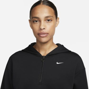 Mikina Nike Dri-FIT Graphic 1/2-Zip Training Hoodie Čierna | DQ6302-010, 1