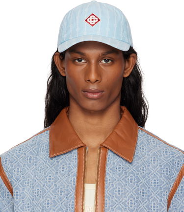 Šiltovka Casablanca Casablanca Laurel Stripe Logo Patch Cap Modrá | AS25-HAT-002-04, 0