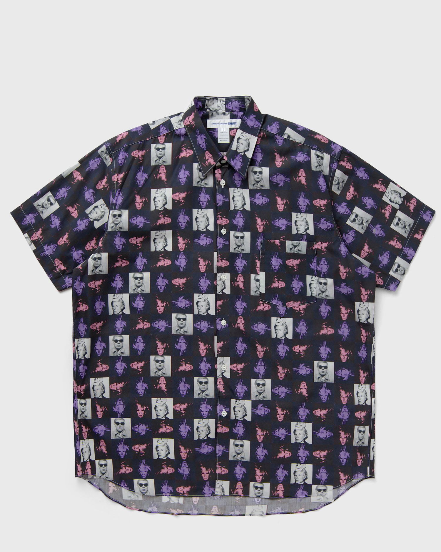 Košeľa Comme des Garçons Andy Warhol Print Woven Shirt Čierna | FM-B002-S24-1, 1