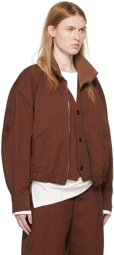 Bomber bunda LEMAIRE Lemaire Layered Jacket Hnedá | OW1065 LF1220, 1