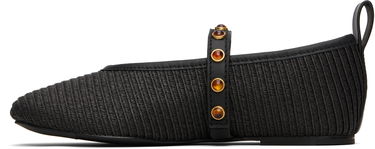 Šaty rag & bone rag & bone Spire Straw Mary Jane Ballerina Flats Čierna | WFF25PF1003ST3, 2