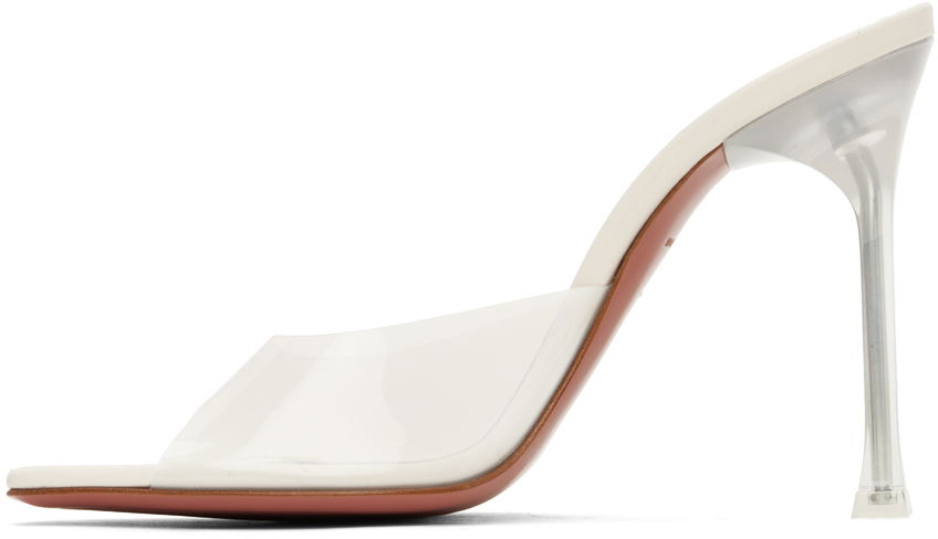 Amina Muaddi Alexa Glass Slipper 105 Heeled Sandals