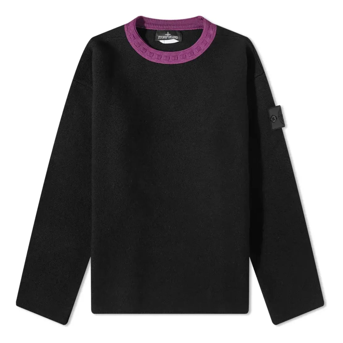 Sveter Stone Island Shadow Project Contrast Collar Knit Čierna | 77195042U-V2029, 0