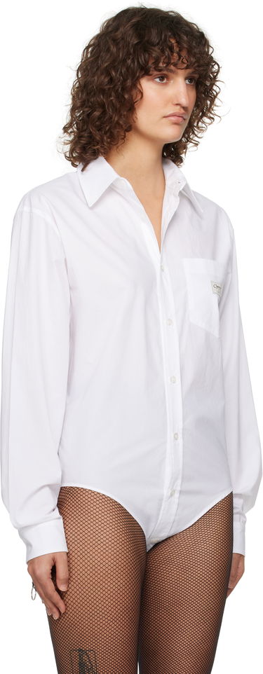 Košeľa Coperni Poplin Shirt Bodysuit Biela | COPCH45F2010, 3