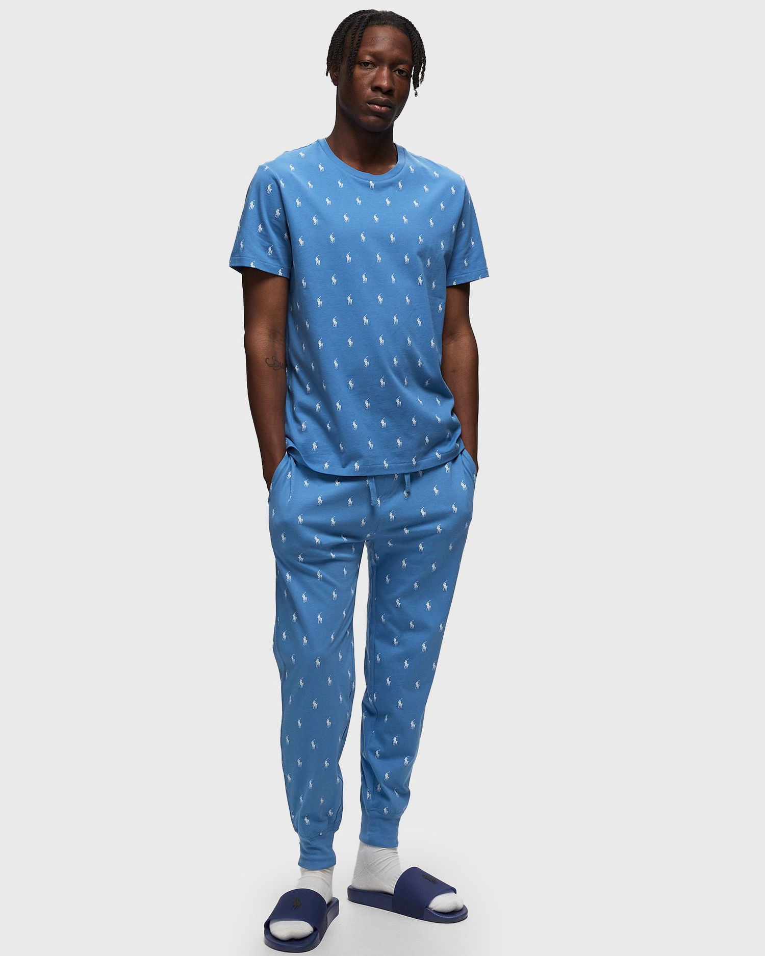 Pyžamo Polo by Ralph Lauren JOGGER-SLEEP-BOTTOM Modrá | 714899500011, 1