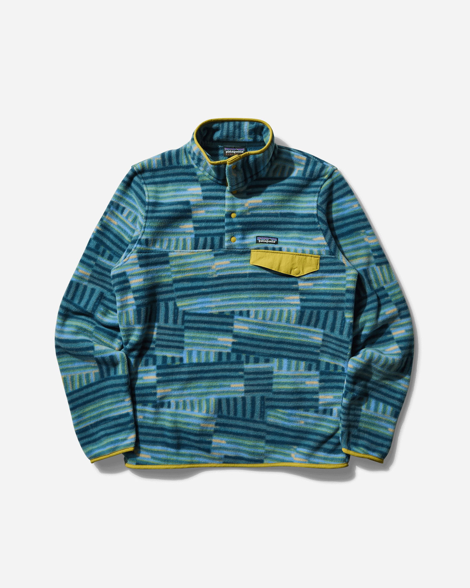 Mikina Patagonia Lightweight Synchilla Snap-T Fleece Pullover Modrá | 25551 QFWE, 1