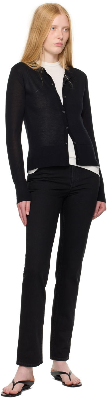 Džínsy TOTEME TOTEME High Slim Jeans Čierna | 252-WRB0271-FB0046, 3