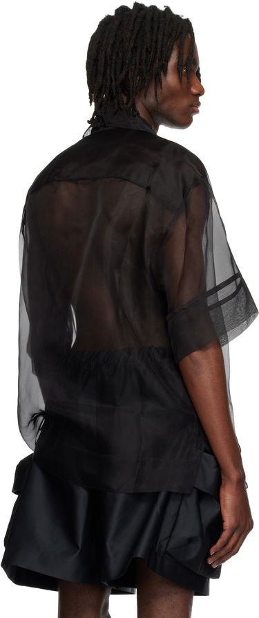Košeľa Simone Rocha Simone Rocha Carnation Pocket Boxy Shirt Čierna | 5332 0360, 2