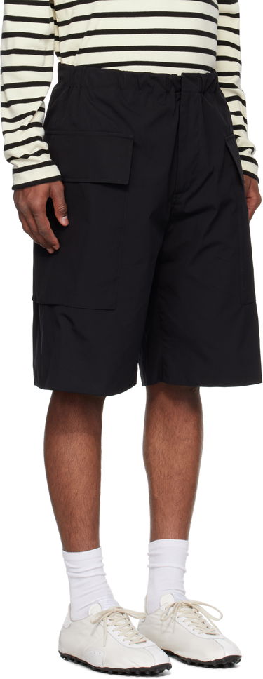 Šortky Jil Sander Jil Sander Embroidered Logo Cargo Shorts Čierna | J47KA0279_J45292, 1