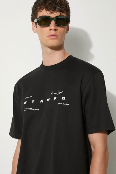 Tričko Stampd STAMPD Van Gogh Relaxed Tee Čierna | SLA.M3248TE.BLK, 4