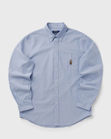 Košeľa Polo by Ralph Lauren Polo Bear Custom Fit Long Sleeve Button-Down Shirt Modrá | 710P00577001, 2