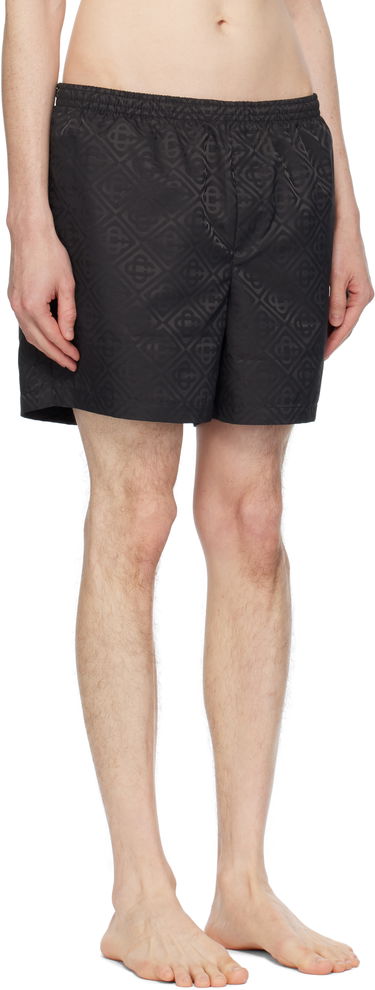 Plavky Casablanca Casablanca Jacquard Swim Shorts Čierna | MPS25-TR-224-04, 1