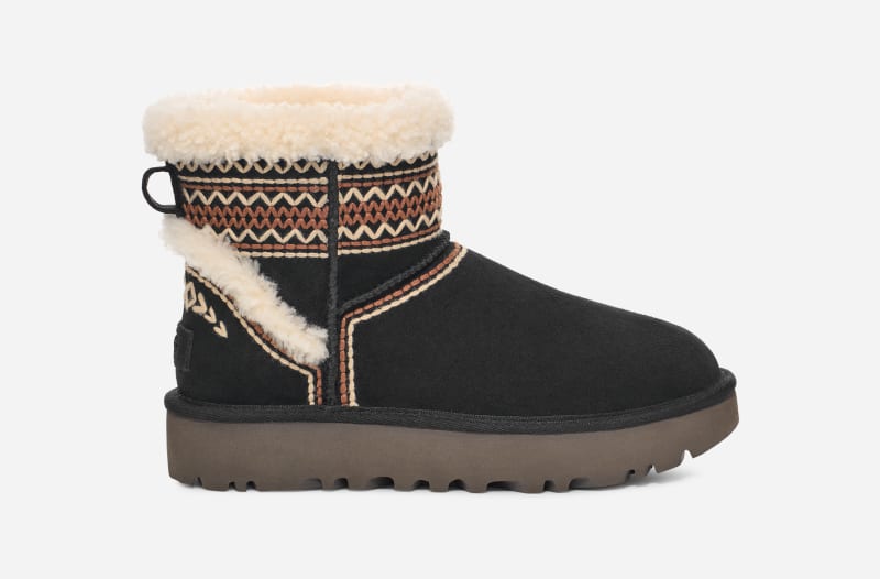 Tenisky a topánky UGG Classic Mini Atherson Suede Boots Čierna | 1158281-BLK, 0
