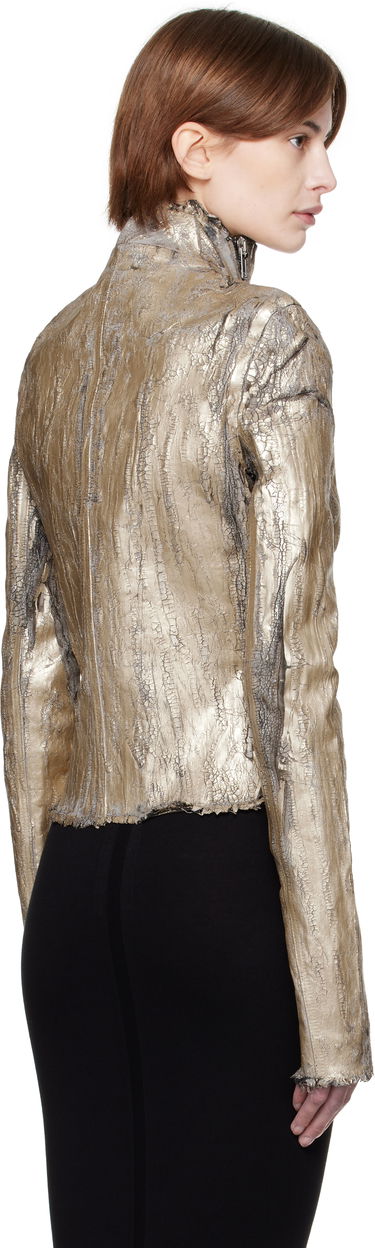 Bunda Rick Owens Rick Owens Hollywood Gary Denim Jacket Metalická | RP01E7701 SGMC, 2