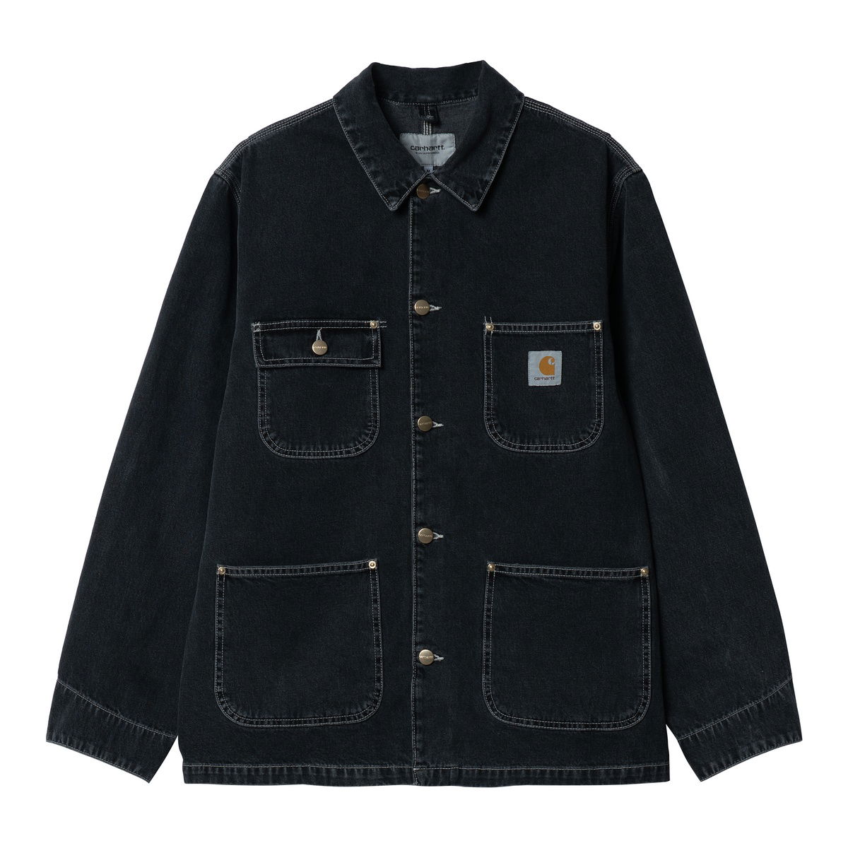 OG Chore Coat "Black heavy stone wash"