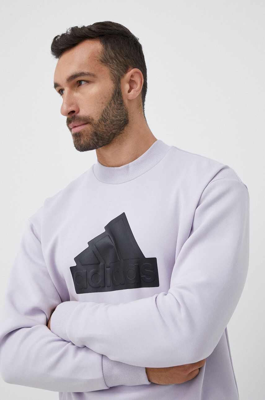 Mikina adidas Originals Future Icons Badge of Sport Crew Sweatshirt Fialová | IC3743, 0