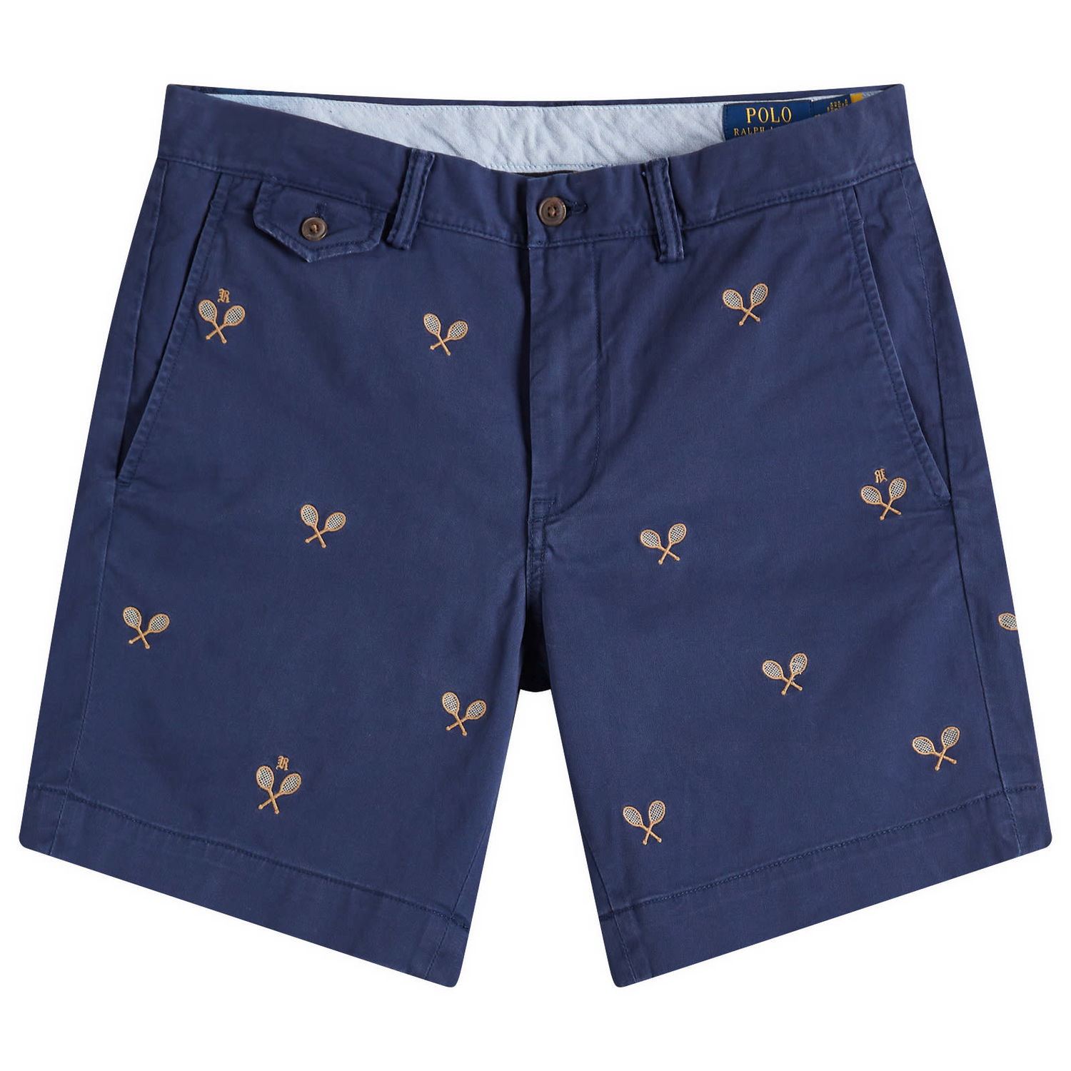 Šortky Polo by Ralph Lauren Ralph Lauren Embroidered Racquet Shorts, Size 30" Navy | 710963496001, 0