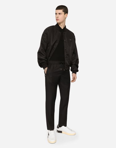 Bomber bunda Dolce & Gabbana Dolce & Gabbana Button Bomber Jacket Čierna | G9VD2TFUMNQN0000, 2