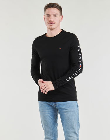 Sveter Tommy Hilfiger Long Sleeve TOMMY LOGO LONG SLEEVE TEE Čierna | MW0MW09096-BDS, 2