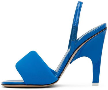 Starostlivosť o obuv The Attico Attico Rem Heeled Slingback Sandals Modrá | 227WS522 L002, 2