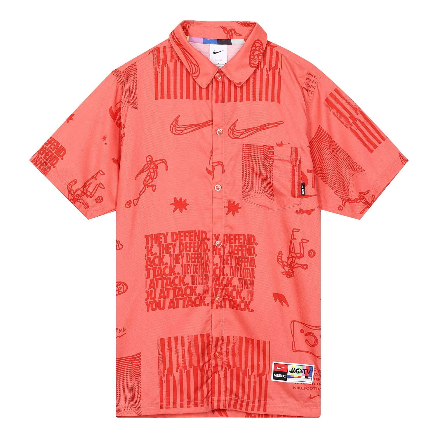 Košeľa Nike Soccer Polo Shirt Oranžová | DA1474-858, 0