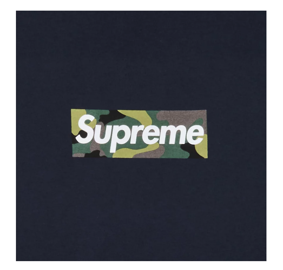Tričko Supreme Box Logo Tee Navy | FW23T57 NAVY, 1