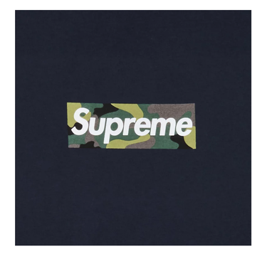 Tričko Supreme Box Logo Tee Navy | FW23T57 NAVY, 1