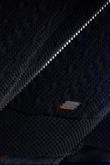 Sveter Barbour Barbour Cable Knit Sweater Navy | MKN1679, 4