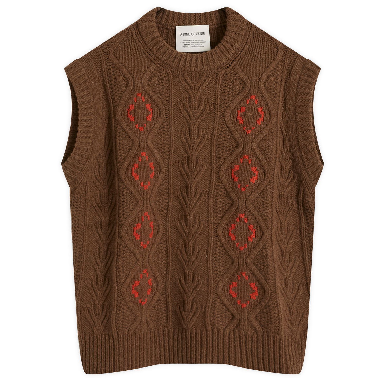 Vesta A Kind of Guise Viscas Knit Vest Hnedá | 562-10501-688, 0
