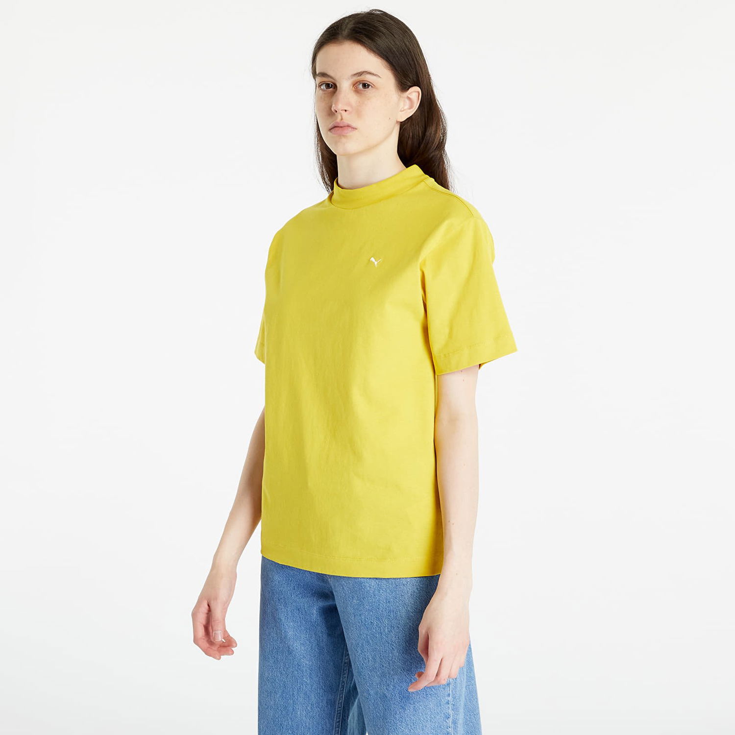 Tričko Puma x YONA SUNPŌ Mock Neck Tee Žltá | 53797741, 1